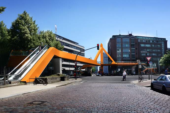 Cremonbrücke: In Orange streichen oder lieber abreißen?